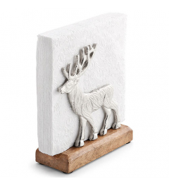Napkin holder Reindeer silver