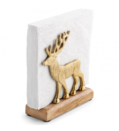 Napkin holder Reindeer gold