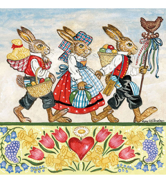 Napkin 33 Three rabbits FSC Mix