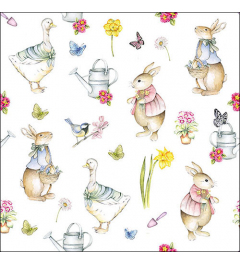 Napkin 33 Easter garden FSC Mix