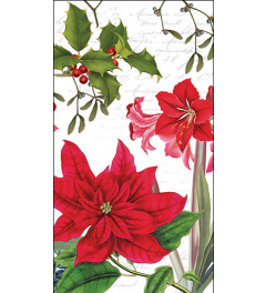 Napkin GT Christmas plants white FSC Mix