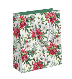 Gift bag Christmas florals