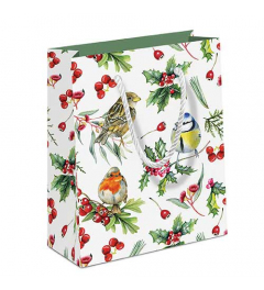 Gift bag Birds in winter