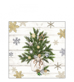 Napkin 25 Decorated branches FSC Mix