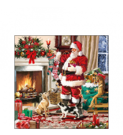 Napkin 25 Santa interior FSC Mix