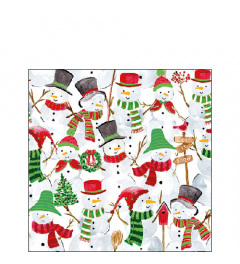 Napkin 25 Snowman party FSC Mix