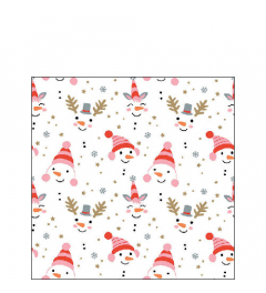 Napkin 25 Funny snowmen FSC Mix