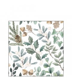 Napkin 25 Collection of leaves FSC Mix