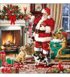Napkin 33 Santa interior FSC Mix