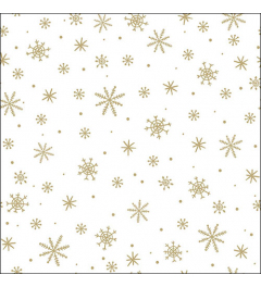 Napkin 33 Crystals all over gold FSC Mix