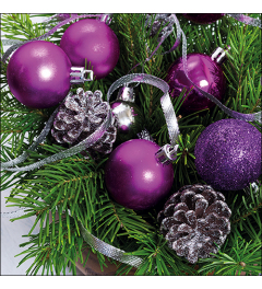 Napkin 33 Advent with cone FSC Mix