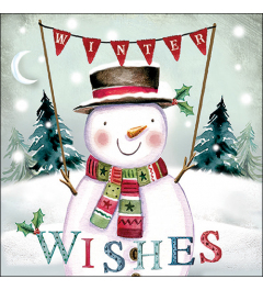 Napkin 33 Winter wishes FSC Mix