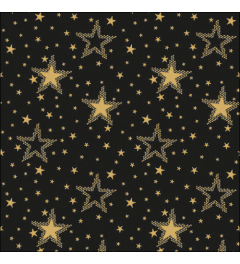 Napkin 33 Night sky gold/black FSC Mix