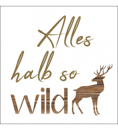Napkin 33 Alles halb so wild FSC Mix