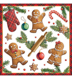 Napkin 33 Gingerbread cookies FSC Mix