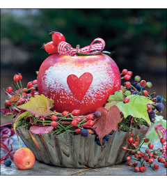 Napkin 33 Snow dusted apple FSC Mix