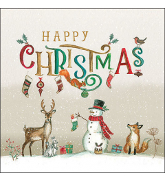 Napkin 33 Happy Christmas FSC Mix