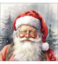 Napkin 33 Happy Santa FSC Mix