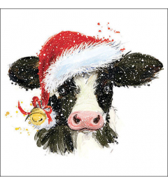 Napkin 33 Christmas cow bell FSC Mix