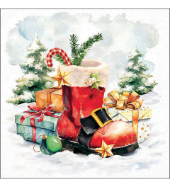 Napkin 33 Santa's boot FSC Mix