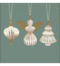 Napkin 33 Paper ornaments sage FSC Mix