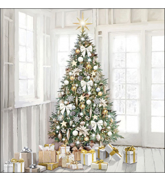 Napkin 33 Modern Christmas tree FSC Mix