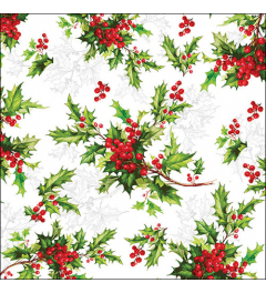 Napkin 33 Ilex all over FSC Mix