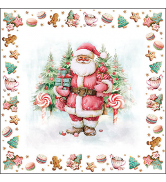 Napkin 33 Santa sweets FSC Mix