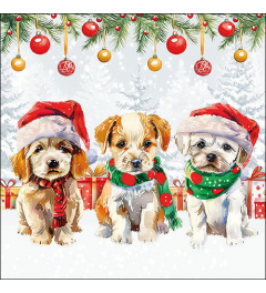 Napkin 33 Funny cute puppies FSC Mix
