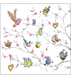 Napkin 33 Birds on tree FSC Mix