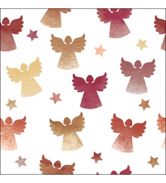 Napkin 33 Angel silhouettes berry FSC Mix