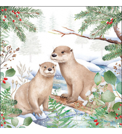 Napkin 33 Otter FSC Mix
