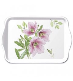 Tray melamine 13x21 cm Classic helleborus