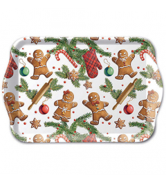 Tray melamine 13x21 cm Gingerbread cookies