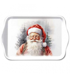 Tray melamine 13x21 cm Happy Santa