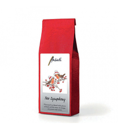 Loose leaf tea Christmas robins white