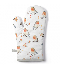 Oven mitt Robin family