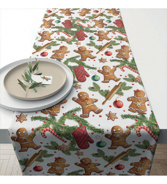 Table runner 40x150 cm Gingerbread cookies