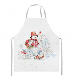 Apron Sporty snowmen