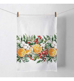 Kitchen towel Winter oranges