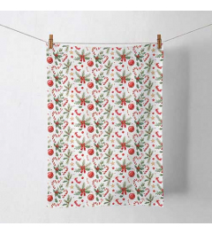 Kitchen towel Christmas elements