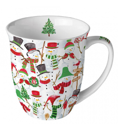 Mug 0.4 L Snowman party