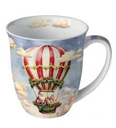 Mug 0.4 L Santa's air balloon