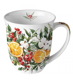Mug 0.4 L Winter oranges