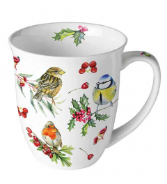 Mug 0.4 L Birds in winter