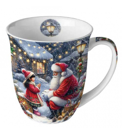 Mug 0.4 L Talking to Santa