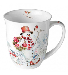 Mug 0.4 L Sporty snowmen