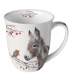 Mug 0.4 L Donkey and robin