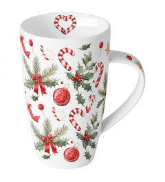Mug 0.6 L Christmas elements