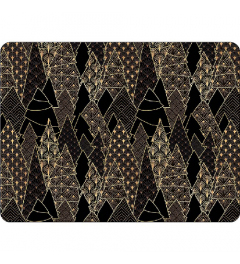 Placemat Luxury trees black